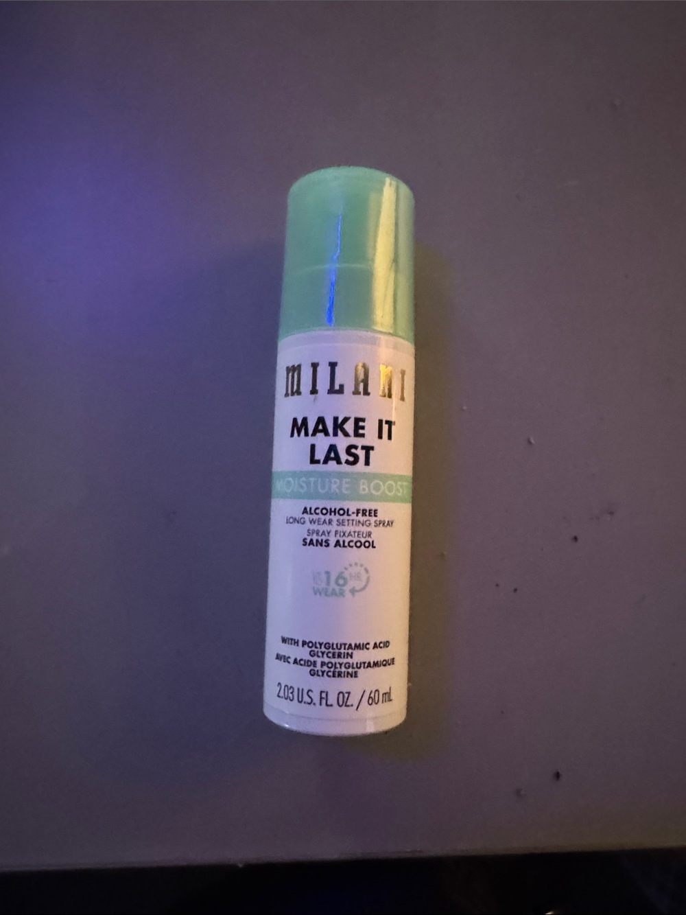 Milani Make It Last Moisture Boost Setting Spray - Mint Green Cap